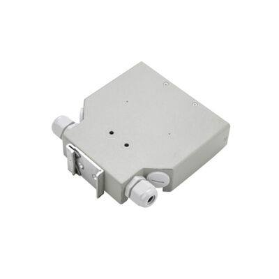 6-Port Metal Dinrail Mountable Fiber Optic Din Rail Terminal Box