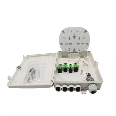8Port Fiber Optic Terminal Box IP-66 Protection Level SM SC Wall Pole Mount