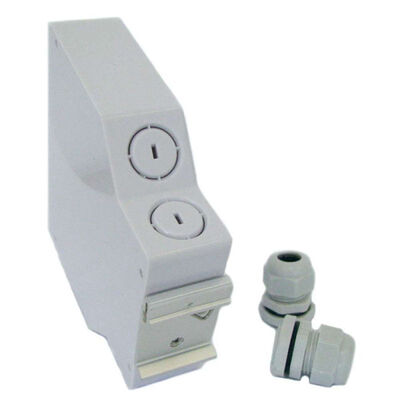 กล่องเทอร์มินัลใยแก้วนำแสงพลาสติก Abs ราง Din 12 อะแดปเตอร์ Lc/Upc Simplex