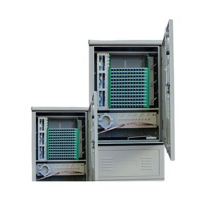ตู้ไฟเบอร์ออปติก UPC APC SMC กล่องไฟเบอร์กลางแจ้ง 144 พอร์ต 144 แกน