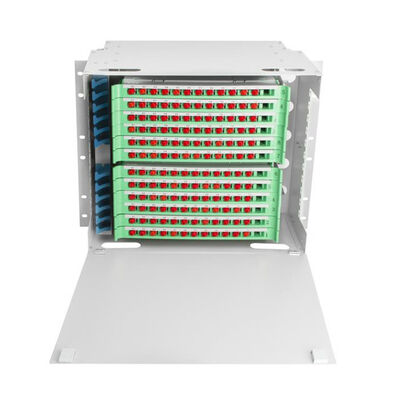 144 Core ODF Patch Panel Sc / Fc Adapter 19 แผงแพทช์ไฟเบอร์ออปติก