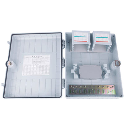LGX PLC แยกไฟเบอร์ออปติก APC / UPC 1x64 แยก PLC สีเทาอ่อน