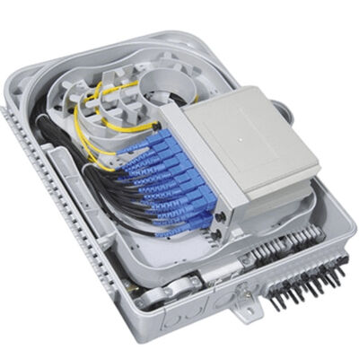 16F 1x16 กล่องแยกไฟเบอร์ออปติกกันน้ำติดผนังแยก IP66