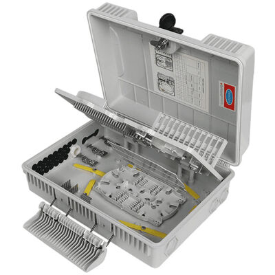 กล่องแยกไฟเบอร์ออปติก FTTB OM1 LGX PLC 1x16 Splitter 24Core