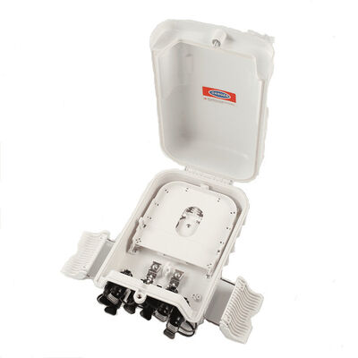 กล่องสิ้นสุดไฟเบอร์ ABS PLC 8 พอร์ต กล่องใส่ขั้วต่อออปติคัลสีเทา IP65