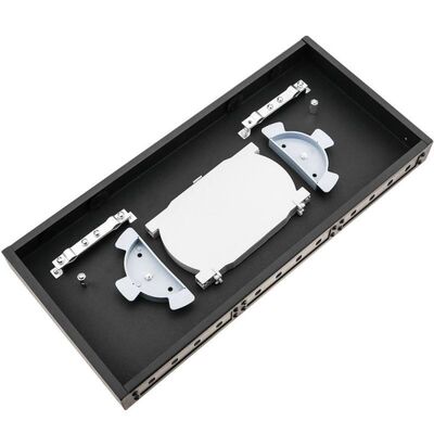 19 "แร็คเมาท์ Fiber Patch Panel ST Adapter 1U Fiber Enclosure 12 Core