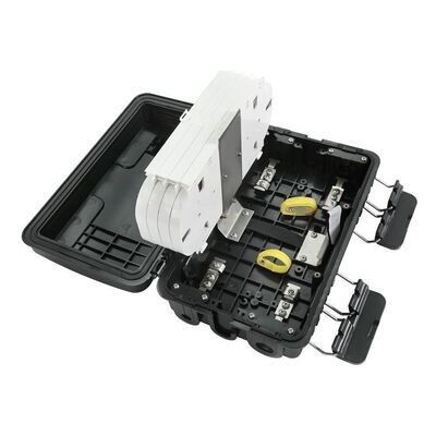การปิดประกบกันไฟเบอร์ออปติก ABS 2In 2Out ข้อต่อสายเคเบิลแนวนอน