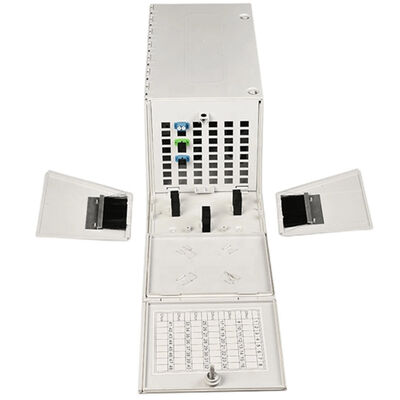 48 Core Fiber Termination Box อะแดปเตอร์ SCAPC Ethernet Terminal Box 48 Splices
