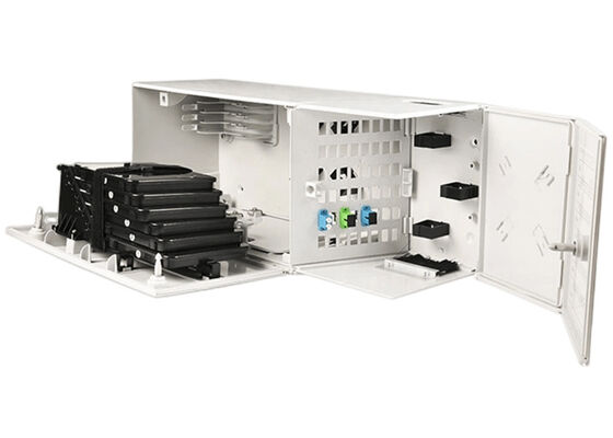48 Core Fiber Termination Box อะแดปเตอร์ SCAPC Ethernet Terminal Box 48 Splices