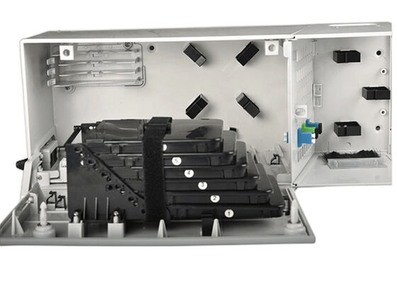 48 Core Fiber Termination Box อะแดปเตอร์ SCAPC Ethernet Terminal Box 48 Splices