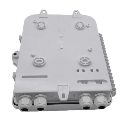 กล่องแยกไฟเบอร์ออปติกสีขาว LC 1x16 PLC Splitter Wall Mount