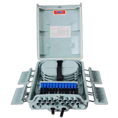 กล่องเทอร์มินัลไฟเบอร์ออปติก 120F ติดผนัง 16 พอร์ตแขวนทางอากาศ