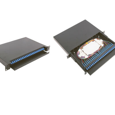 19 นิ้ว 1U Rack Mount Enclosure 430x200x46mm 24 พอร์ต