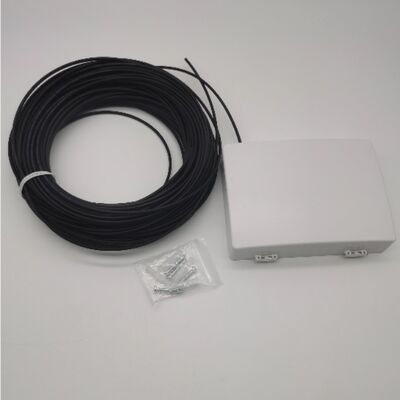6Cores LC/APC พรีคอนเนคเตอร์ออฟติค แจกจําหน่ายกล่อง 6Fibers Wall Outlet PTO Box