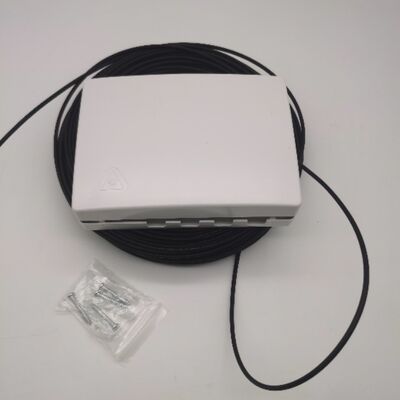 6Cores LC/APC พรีคอนเนคเตอร์ออฟติค แจกจําหน่ายกล่อง 6Fibers Wall Outlet PTO Box