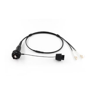 ม้วนสายไฟเบอร์ออปติกทางยุทธวิธี FTTA แบบขยายลำแสง ขั้วต่อ AARC HXB11 HXB13 HXB15 SM 2 4 6 8 เส้นใย ช่องสัญญาณ คอร์ 10-300M