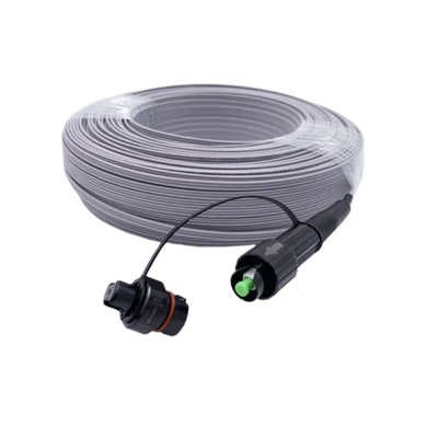 1F FastConnect Drop Cable,สายดรอปไฟเบอร์ออปติก SC/APC แบบต่อสำเร็จรูปสำหรับภายนอกอาคาร สายดรอป FTTH Pigtail